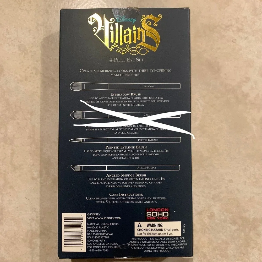 Soho Disney villains make up brushes